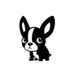 French Bulldog Sticker Sit 43 - Image 3