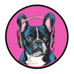 French Bulldog Sticker - Round 53