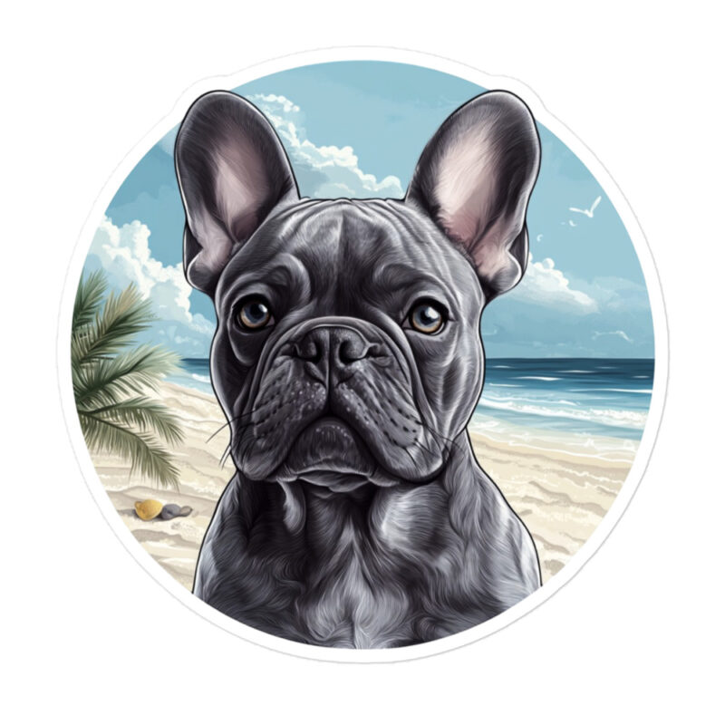 French Bulldog Sticker - Round 31