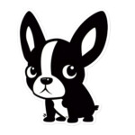 French Bulldog Sticker Sit 43