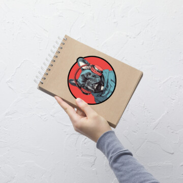 French Bulldog Sticker - Round 51