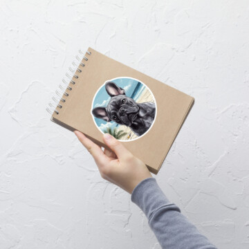 French Bulldog Sticker - Round 31