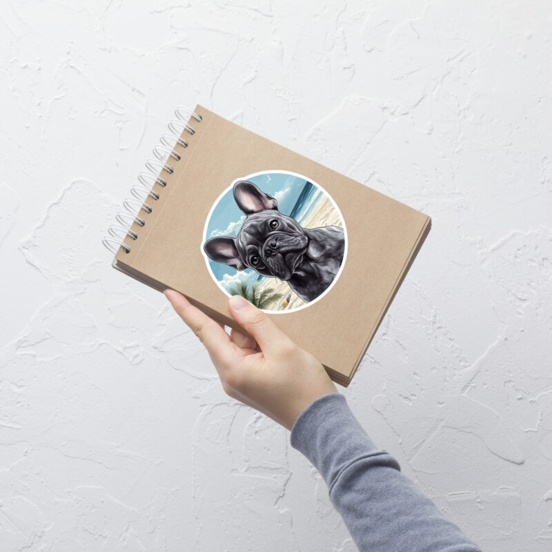 French Bulldog Sticker - Round 31