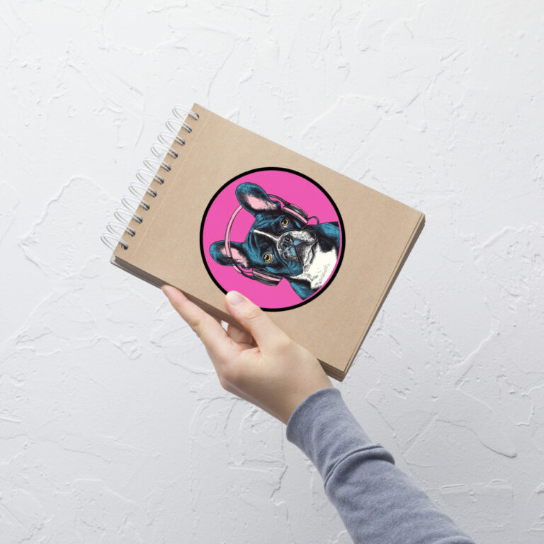French Bulldog Sticker - Round 53
