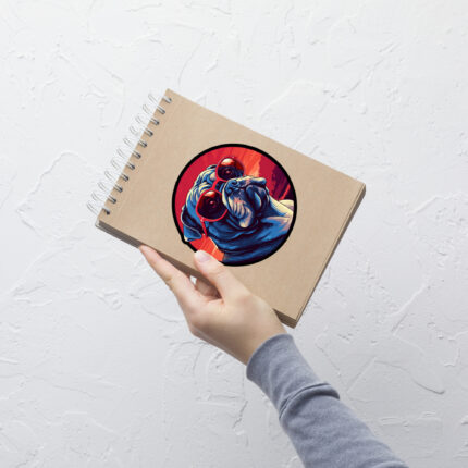 English Bulldog Sticker - Round 24