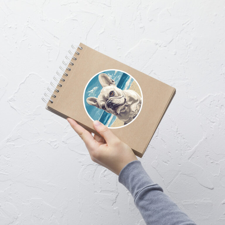 French Bulldog Sticker - Round 37