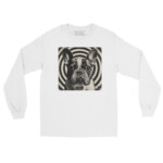 French Bulldog Long Sleeve Shirt - Hypnotic - White, XL
