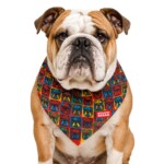 English Bulldog Bandana - Pop Faces