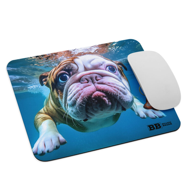 english bulldog mouse pad - caninemind