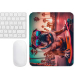 English Bulldog Mouse Pad - Skate - Image 3