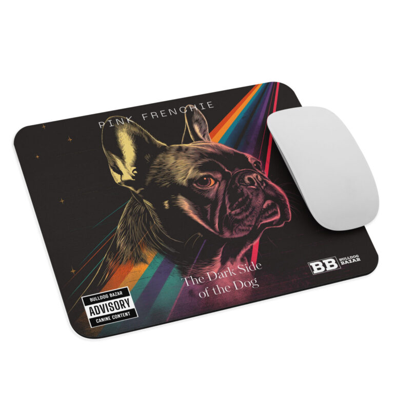 french bulldog mouse pad - dark side of the dog