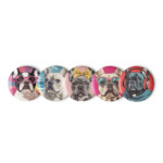 French Bulldog Set of pin buttons - Image 4