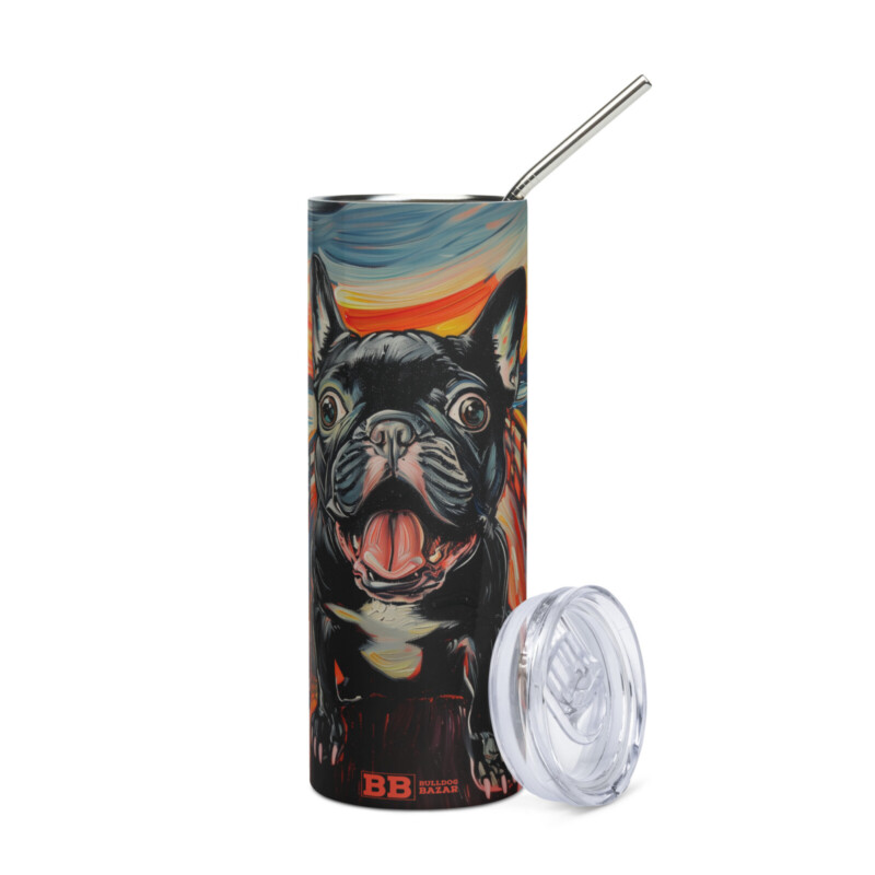 french bulldog stainless steel tumbler - the bark