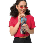 French Bulldog Stainless Steel Tumbler - Selfie - Image 4