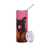 French Bulldog Stainless Steel Tumbler - Bubblegum