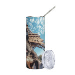 French Bulldog Stainless Steel Tumbler - Selfie - Image 5