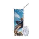 French Bulldog Stainless Steel Tumbler - Selfie - Image 6