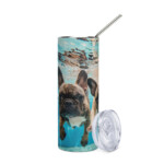 French Bulldog Stainless Steel Tumbler - Pardon My Splash - Image 5