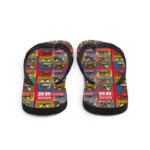 English Bulldog Flip-Flops - Pop Faces - Image 3