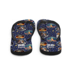 English Bulldog Flip-Flops - Space - Image 3