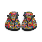 English Bulldog Flip-Flops - Pop Faces - Image 4