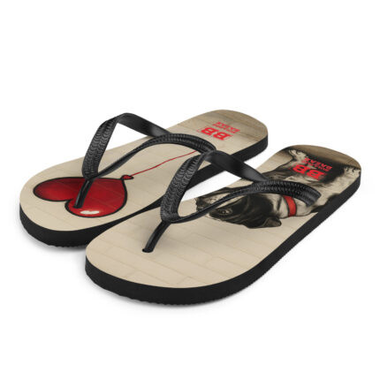 English Bulldog Flip-Flops - Bullksy - S