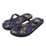 English Bulldog Flip-Flops - Space - Image 2