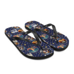 English Bulldog Flip-Flops - Space - Image 7