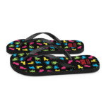 French Bulldog Flip-Flops - Neon Frenchies - Image 5