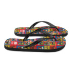 English Bulldog Flip-Flops - Pop Faces - Image 6