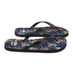 English Bulldog Flip-Flops - Space - Image 6
