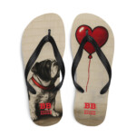 English Bulldog Flip-Flops - Bullksy