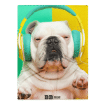 English Bulldog Throw Blanket - Samba