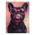 French Bulldog Throw Blanket - Bubblegum 2