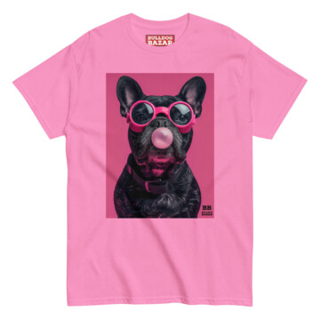 French Bulldog T-shirt - Bubblegum