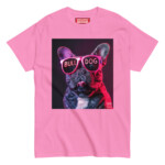 French Bulldog T-shirt - Neon Glasses 2