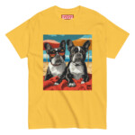 French Bulldog T-shirt - Beach Day - Daisy, L