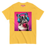 French Bulldog T-shirt - Headphones 3 - Image 7