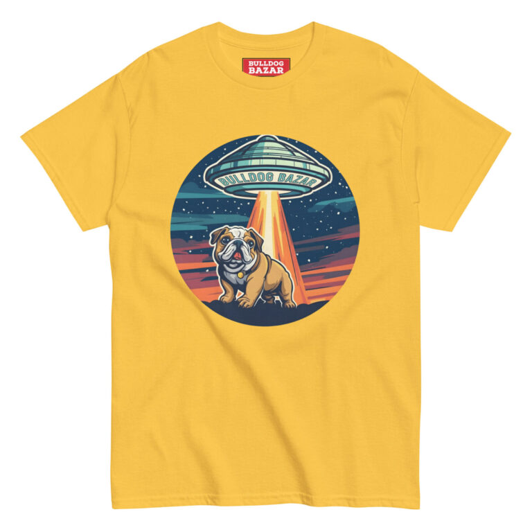 english bulldog t-shirt - ufo