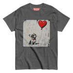 French Bulldog T-shirt - Frenksy - Dark Heather, M