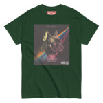 French Bulldog T-shirt - Dark Side of the Dog - Forest Green, S