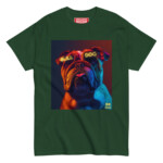 English Bulldog T-shirt - Neon Glasses - Image 5
