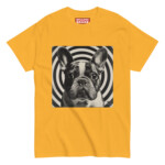 French Bulldog T-shirt - Hypnotic - Gold, S