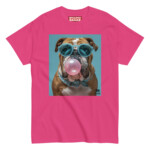 English Bulldog T-shirt - Bubblegum 2 - Image 5
