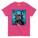 French Bulldog T-shirt - Headphones 2 - Image 6