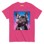 French Bulldog T-shirt - Headphones - Image 6