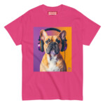 French Bulldog T-shirt - Headphones 6 - Image 7