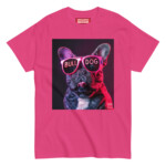 French Bulldog T-shirt - Neon Glasses 2 - Image 6