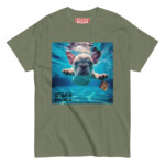 French Bulldog T-shirt - Bullmind - Military Green, S