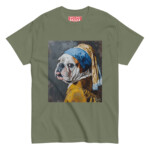 English Bulldog T-shirt - Pearl Earring - Image 6